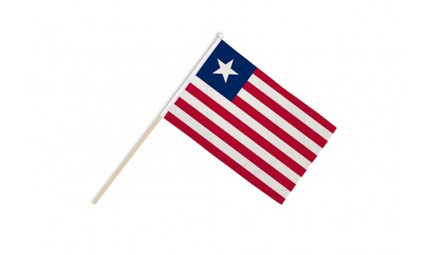 Liberia Hand Flags